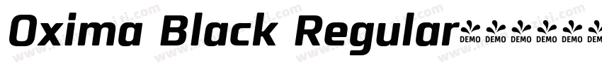 Oxima Black Regular字体转换